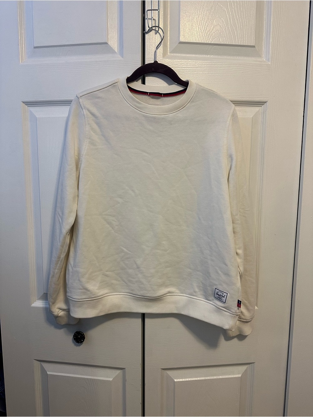 Herschel Supply Company White Crewneck Sweatshirt